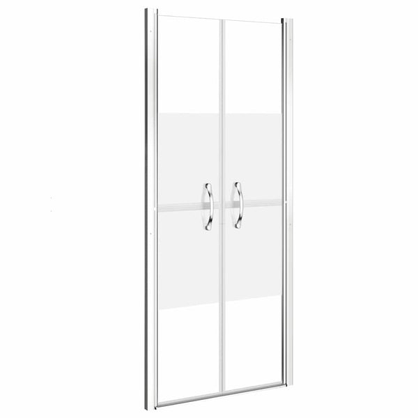Suihkuovi puoliksi huurrettu ESG 91x190 cm