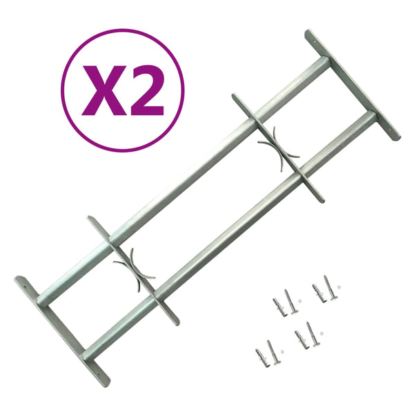 Säädettävä ikkunan turvaristikko Ammar 700 - 1050 mm (2 kpl)