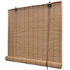 Bambu rullaverhot 2 kpl 80 x 160 cm ruskea