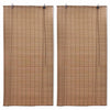 Ruskea bambu rullaverhot Arly 100x160cm (2 kpl)