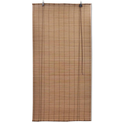 Bambu rullaverhot 2kpl ruskea 120 x 220 cm