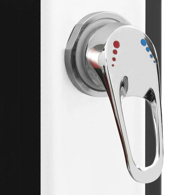 Aurinkolämmitteinen ulkosuihku, suihkupää ja hana Stele 35 l