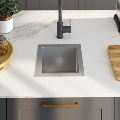 Käsintehty keittiön tiskiallas ruostumaton teräs