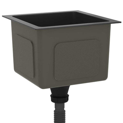 Musta käsintehty tiskiallas Nilofer (ruostumaton teräs)