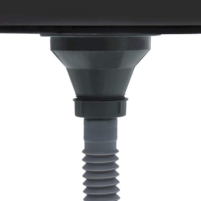 Musta käsintehty keittiön tiskiallas Nilofer (ruostumaton teräs)