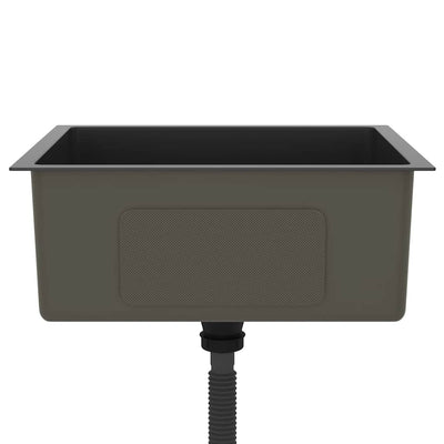 Musta käsintehty tiskiallas Nilofer (ruostumaton teräs)