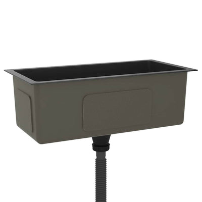 Musta käsintehty tiskiallas Nilofer (ruostumaton teräs)