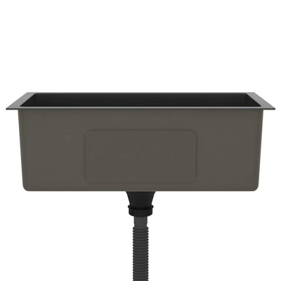 Musta käsintehty tiskiallas Nilofer (ruostumaton teräs)