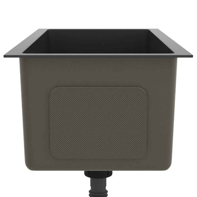 Musta käsintehty tiskiallas Nilofer (ruostumaton teräs)