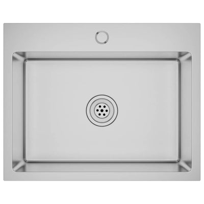 Ruostumaton teräs käsintehty keittiön tiskiallas Nilofer