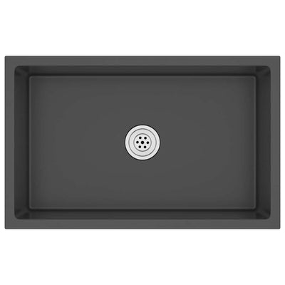 Musta käsintehty tiskiallas Nilofer (ruostumaton teräs)