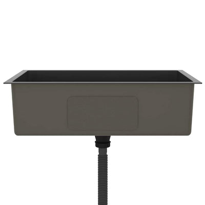 Musta käsintehty tiskiallas Nilofer (ruostumaton teräs)