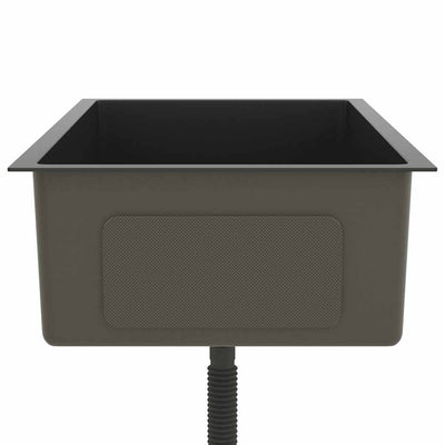 Musta käsintehty tiskiallas Nilofer (ruostumaton teräs)