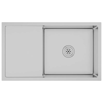 Käsintehty keittiön tiskiallas ruostumaton teräs