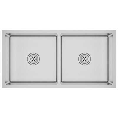 Ruostumaton teräs käsintehty keittiön tiskiallas Nilofer