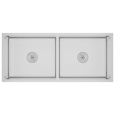 Ruostumaton teräs käsintehty keittiön tiskiallas Nilofer