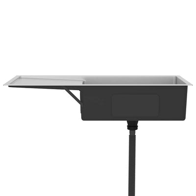 Ruostumaton teräs käsintehty keittiön tiskiallas Nilofer