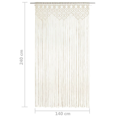 Macrame verho Matar 140x240cm (puuvilla)
