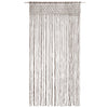 Macrame verho harmaanruskea 140x240 cm puuvilla