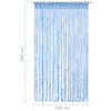 Sininen macrame verho Adinus 140x240cm (puuvilla)