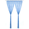 Sininen macrame verho Ilariu 140x240cm (puuvilla)