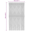Sininen macrame verho Isadore 140x240cm (puuvilla)