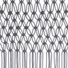 Antrasiitti macrame verho Andre 140x240cm (puuvilla)