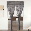 Antrasiitti macrame verho Andre 140x240cm (puuvilla)
