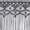 Macrame verho antrasiitti 140x240 cm puuvilla