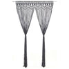 Antrasiitti macrame verho Ilariu 140x240cm (puuvilla)