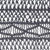 Antrasiitti macrame verho Isadore 140x240cm (puuvilla)