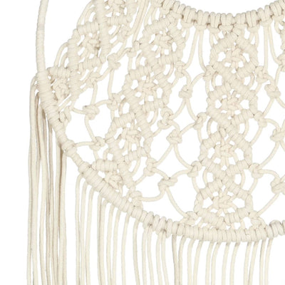 Macrame seinäkoriste Genona 40x80cm (puuvilla)