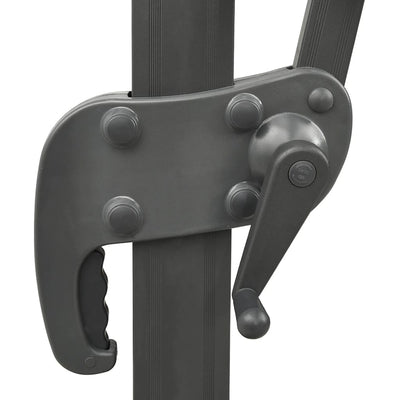 Taupe aurinkovarjo cantilever tuplakatolla Taban 400x300cm