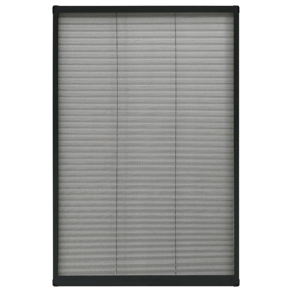 Laskostettu hyönteisverkko ikkunaan 80x160cm alumiini antras.