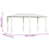 Huvimaja tolppasuojilla 2,98x5,3x2,59 m kerma 160 g/m²