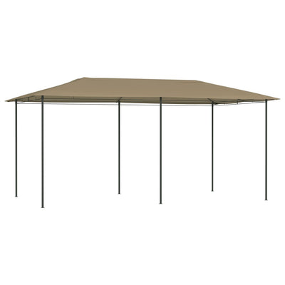 Huvimaja 3x6x2,6 m harmaanruskea 160 g/m²