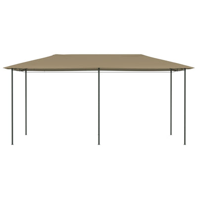 Huvimaja 3x6x2,6 m harmaanruskea 160 g/m²
