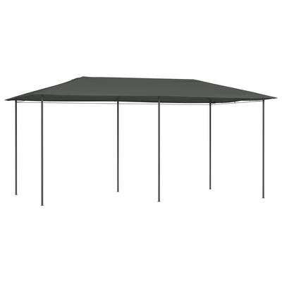 Huvimaja 3x6x2,6 m antrasiitti 160 g/m²