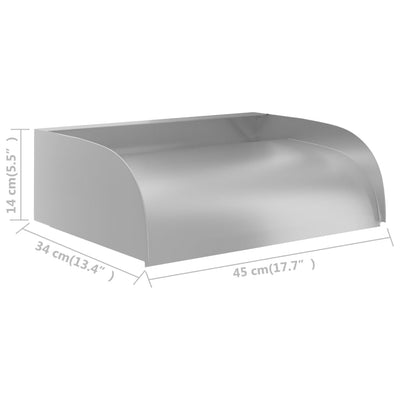 Ruostumaton teräs vesiputous Malenia 45x34x14cm (304)