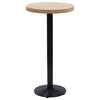 Bistropöydän jalka musta Ø43x107 cm valurauta