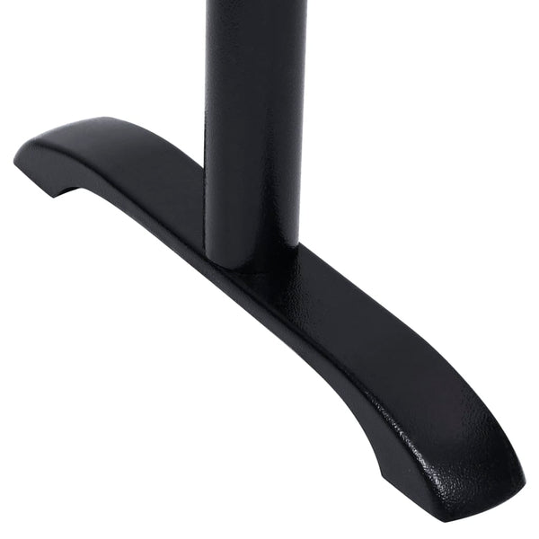 Bistropöydän jalat 2 kpl musta 61x8x72 cm valurauta