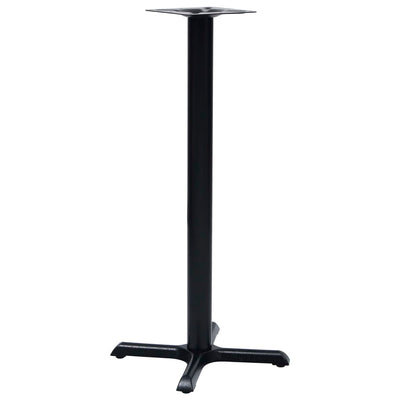 Bistropöydän jalka musta 56x56x107 cm valurauta