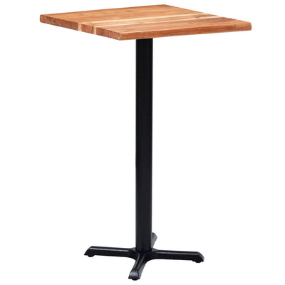 Bistropöydän jalka musta 56x56x107 cm valurauta