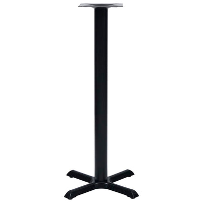 Bistropöydän jalka musta 56x56x107 cm valurauta
