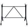 Bistropöydän jalka musta 93x60x72 cm valualumiini