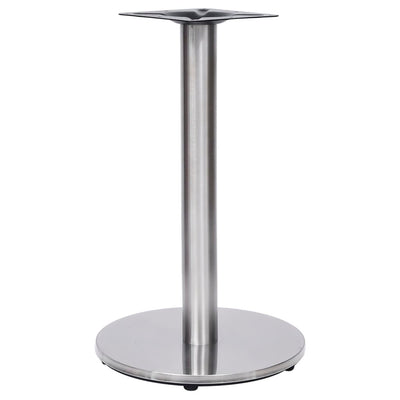 Bistropöydän jalka hopeanvärinen Ø45x72 cm ruostumaton teräs