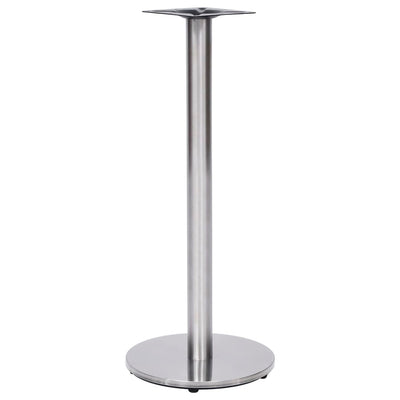 Bistropöydän jalka hopeanvärinen Ø45x107 cm ruostumaton teräs