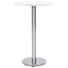 Bistropöydän jalka hopeanvärinen Ø45x107 cm ruostumaton teräs