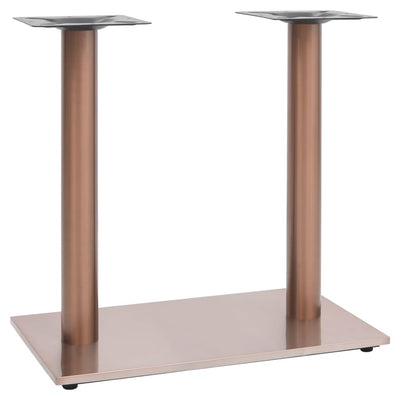Bistropöydän jalka messingin väri 70x40x72 cm ruostumaton teräs