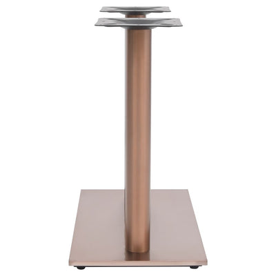 Bistropöydän jalka messingin väri 70x40x72 cm ruostumaton teräs